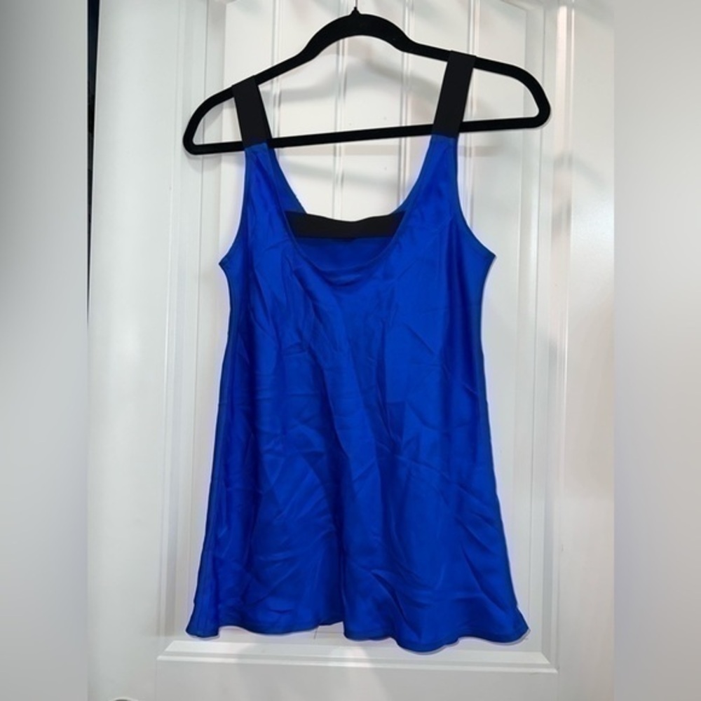 Theory Irea Blue Viscose Tank Top